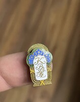 KPDSZ zománcos gomblyuk jelvény Morzsányi jelzéssel