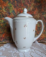 Chodziez lengyel porcelán kanna, kiöntő, ritka szép mintázattal