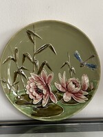 Josef Steidl Znaim Szecessziós falitányér szitakötővel