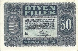 50 fillér 1920 2.