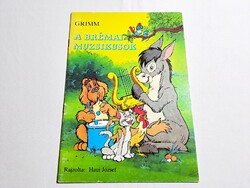 Grimm: A brémai muzsikusok mesekönyv, füzet, Haui József rajzaival