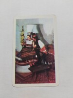 BORSOD Tourist Idegenforgalmi Hivatala kártyanaptár 1971. évi