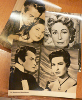 Danielle Darrieux, Jean Marais,Jacqueline Sassard José Suarez,Lia A manda francia színész fotók