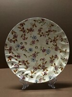 Antik Fischer aranyozott, fajansz tányér I.