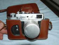 Régi , retró , orosz , szovjet Zorki , Zorkij 4 fényképezőgép