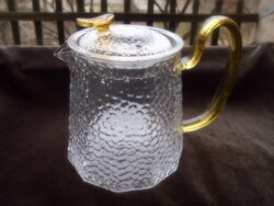 Bütykösüveg teás edény  betéttel