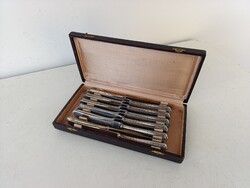 Antik kés készlet konyha eszköz rozsdamentes penge 12 darab kisebb konyhakés dobozában 654 6188