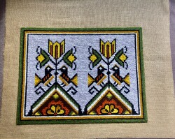 Kézzel hímzett párna alap,skandináv mintával