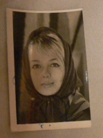 Autographed photo of actress Teri Tordai