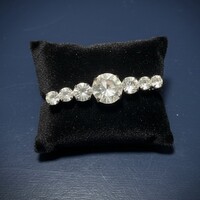 Vintage bross, elegáns kitűző és dekoratív ruhadísz az 1970–80-as évekből, régi brouche, antik pin