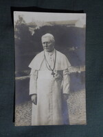 Képeslap,Olaszország,Róma,Vatikán kert,Szent X. Piusz pápa látkép,részlet,1912-