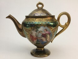 Cseh Altwien Angelika Kauffmann porcelán kanna hibátlan állapotban