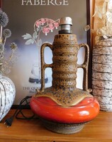 Hatalmas retro német fat lava lámpatest az ME Leuchten-től 40 cm
