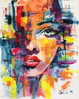 A fény keresése.Ismeretlen szépség sorozat  art by Konrad Biro.