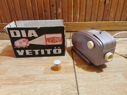 Retro Lemezárugyári Mesevetítő Dia Vetítőgép  – Működőképes állapotban