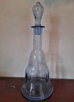 Antik kék asztali borospalack