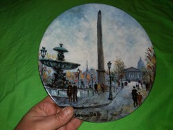 1970. Luis Dali festményével díszített LIMOGES francia porcelán tányér CONCORD tér 18 cm GYŰJTŐI