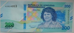 Honduras 200 lempiras 2023-2026 UNC ÚJ!