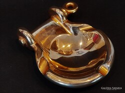 Retró olasz hajós réz hamutartó