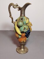 Italy Jelzett fém kancsó karaffa ALKUDHATÓ