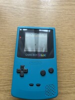 Nintendo Game Boy Color kézi játékkonzol türkizkék színben.