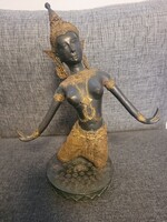 Indonéz bronz  szobor 36 cm RITKA.  Rare !! Ajánlatot Fogadok!!