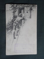 Képeslap,Szlovákia,Vágújhely,Nové Mesto nad Váhom,vöröskereszt kórház,katona levél,1915-