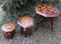 3 db. keleti,(indiai, izraeli, arab) asztal