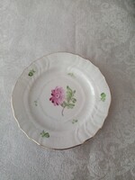Antik Tertia herendi porcelán  őszirózsás süteményes tányér   15,5 cm