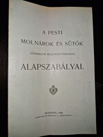1904, a pesti molnárok és sütők alapszabályai