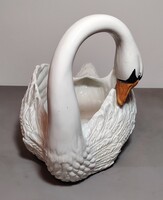 Vintage Kerámia hattyú 1960 ALKUDHATÓ Bassano