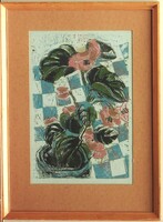 (N) Domanovszky Endre (1907-1974) : Filodendron