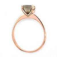 Gyémánt Gyűrű eladó! Rozé arany 14K, 2,09CT természetes gyémánttal, tanusítvánnyal!