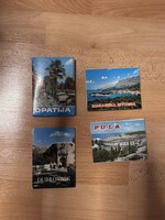 Retro harmonika képeslapcsomag – Jugoszlávia / Horvátország (Opatija, Dubrovnik, Pula, Makarska Rivi