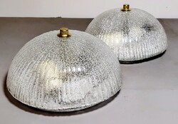 ﻿﻿﻿﻿﻿Murano jégüveg mennyezeti lámpa párban ALKUDHATÓ