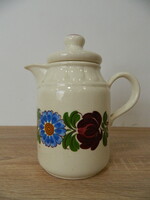 Antik stílusú jelzett retro kerámia kiöntő (NDK)