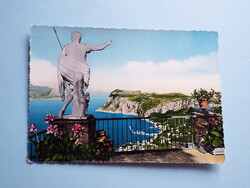 Képeslap (12) - Olaszország - Capri - Kilátás a Cesare Augusto Hotelból 1960-as évek