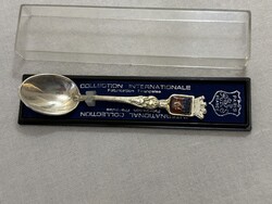 Díszes francia emlékkanál