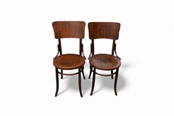 Vintage hajlított fa székek