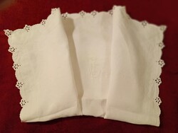 Régi, monogramos, sifon párnahuzat, 75x55