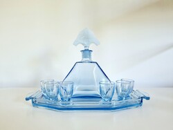 Art deco likőrös készlet, LV 1052