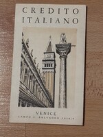 Credito Italiano – Venezia (Velence) turisztikai leporelló