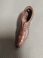 Règi különleges magassarkú cipő tűtartó ón?