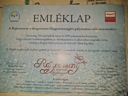 2007, szcientológia, Drogmentes Maraton emléklap