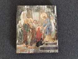 Bibliai jelenetes fa ikon – vallási dekoráció