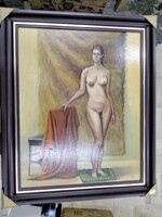 Festmény olaj,farost Páli Margit festőművész képe kortárs alkotó