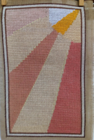 Gobelin kép, absztrakt mintával