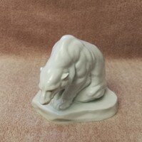 Herendi porcelán jegesmedve Antik!