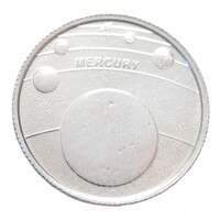 Törökország,1 kurus 2022 - Merkúr aUNC+ aluminium