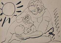 Hincz Gyula ( 1904 - 1986 ) Napsütésben